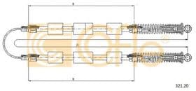 Трос ручного гальма