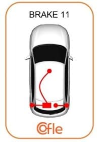 Трос ручного гальма