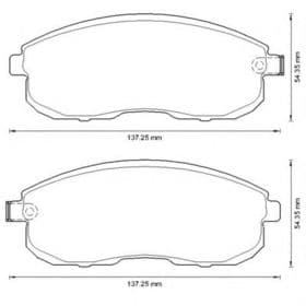 Гальмівні колодки Bendix 573304B