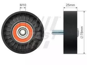 Обводной ролик поликлинового ремня