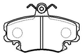 Тормозные колодки HSB HP5197