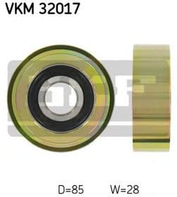 Обводной ролик поликлинового ремня