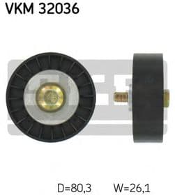 Обводной ролик поликлинового ремня