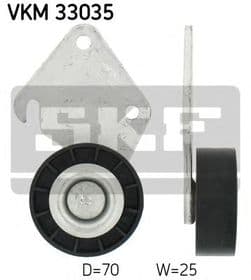 Обводной ролик поликлинового ремня