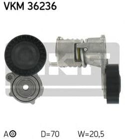 Натяжний ролик поліклинового ременя