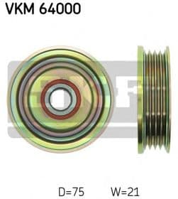 Обводной ролик поликлинового ремня