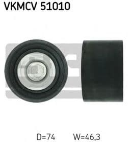 Обводной ролик поликлинового ремня