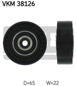 Обводной ролик поликлинового ремня