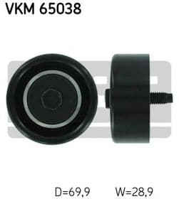 Обводной ролик поликлинового ремня