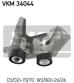 Натяжний ролик поліклинового ременя