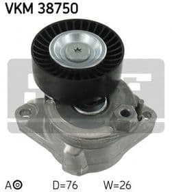 Натяжний ролик поліклинового ременя