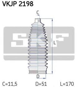 Пыльник рулевой рейки