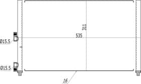 Радиатор кондиционера Радиатор кондиционера