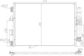 Радиатор кондиционера Радиатор кондиционера