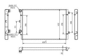 Радіатор охолодження двигуна Радіатор охолодження двигуна