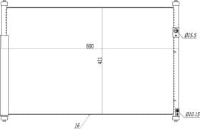 Радіатор кондиціонера