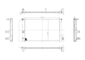 Радиатор охлаждения двигателя