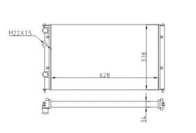 Радіатор охолодження двигуна Радіатор охолодження двигуна