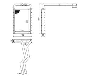 Радиатор печки