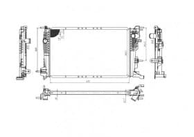 Радіатор охолодження двигуна