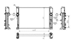 Радиатор охлаждения двигателя Радиатор охлаждения двигателя
