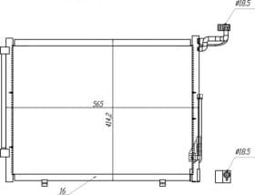 Радиатор кондиционера