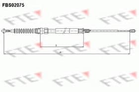 Трос ручного тормоза