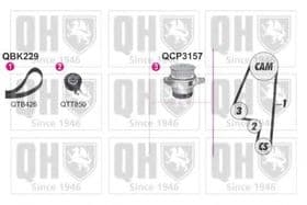 Комплект ременя ГРМ + помпа Комплект ременя ГРМ + помпа