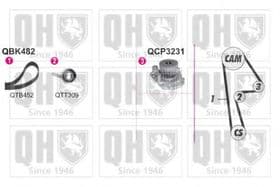 Комплект ременя ГРМ + помпа Комплект ременя ГРМ + помпа