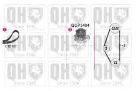 Комплект ременя ГРМ + помпа Комплект ременя ГРМ + помпа