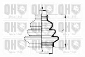 Пыльник ШРУСа Quinton Hazell QJB168