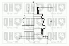 Пыльник ШРУСа Quinton Hazell QJB777