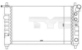 Радиатор охлаждения двигателя