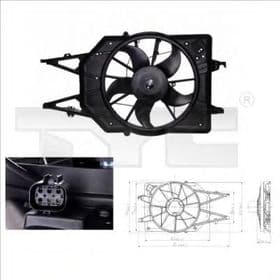 Вентилятор системы охлаждения двигателя