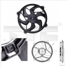 Вентилятор системы охлаждения двигателя Вентилятор системы охлаждения двигателя