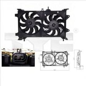 Вентилятор системы охлаждения двигателя