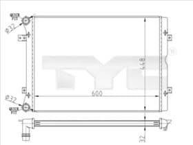 Радиатор охлаждения двигателя Радиатор охлаждения двигателя