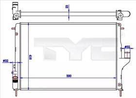 Радиатор охлаждения двигателя Радиатор охлаждения двигателя