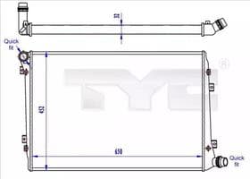 Радиатор охлаждения двигателя Радиатор охлаждения двигателя