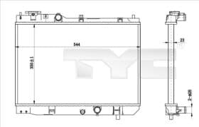 Радиатор охлаждения двигателя
