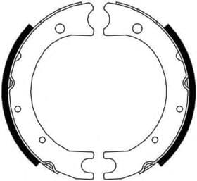 Колодки ручника