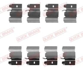 Компоненти дискових гальмівних колодок