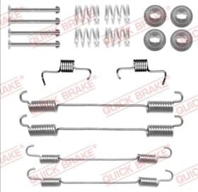 Монтажный комплект барабанных тормозных колодок
