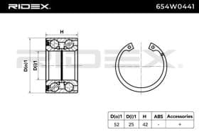 Комплект ступиці колеса