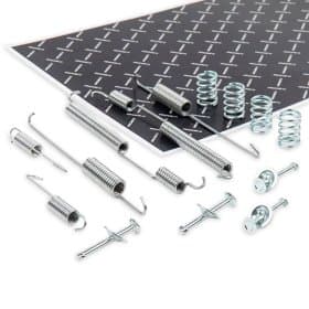 Монтажный комплект барабанных тормозных колодок