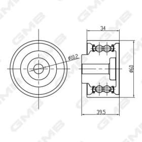 Обводной ролик ремня ГРМ