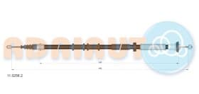 Трос ручного тормоза