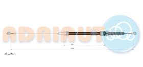 Трос ручного тормоза