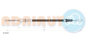 Трос ручного тормоза