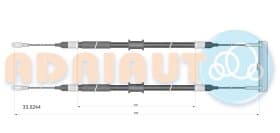 Трос ручного гальма